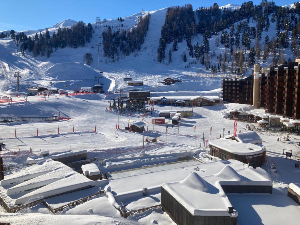 Appartement PLAGNE BELLECOTE - 5 Pers - Vue Pistes - Acces Piscine chauffee à La Plagne Extérieur photo