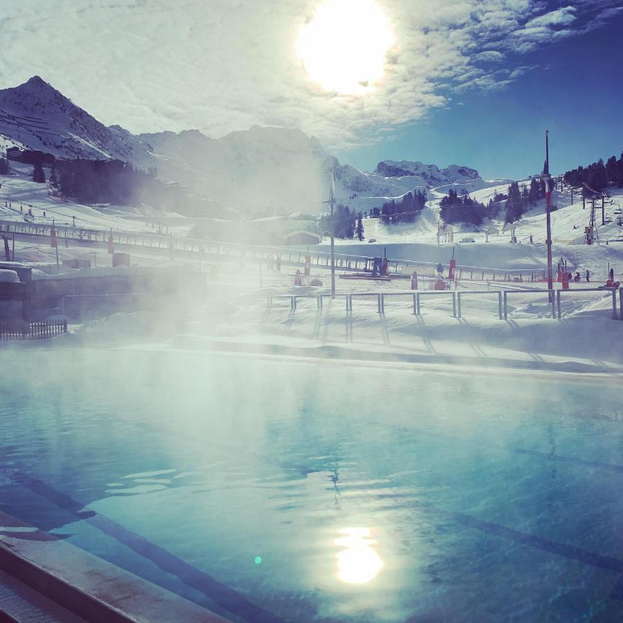 Appartement PLAGNE BELLECOTE - 5 Pers - Vue Pistes - Acces Piscine chauffee à La Plagne Extérieur photo
